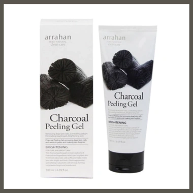 Combo 2 Tẩy Da Chết Arrahan Charcoal Peeling Gel 180ml Hàn Quốc - Da sạch mịn, Giá 150.000 VND