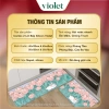 Combo 2 Thảm Bếp Silicon Violet Hoa Lá - Chống Nhiệt, Chống Trầy Xước, Dễ Vệ Sinh, Giá 227.960₫ 5