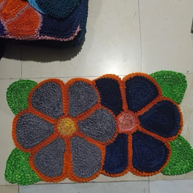 Combo 2 thảm bông đôi 40x60cm - Thảm may thủ công mềm mại, giá ưu đãi 100.000₫