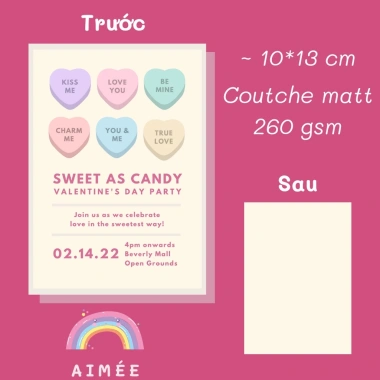Combo 2 Thiệp Valentine 14/2, sinh nhật, 8/3, cảm ơn, chúc mừng - thiết kế theo yêu cầu, chỉ 16.000 8 Combo 2 Thiệp Valentine 14/2, sinh nhật, 8/3, cảm ơn, chúc mừng - thiết kế theo yêu cầu, chỉ 16.000 8