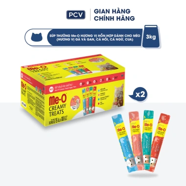 Combo 2 thùng súp Me-O 4 vị mới + 200 thanh + Nón BH, quà tặng - 1.8 triệu 2
