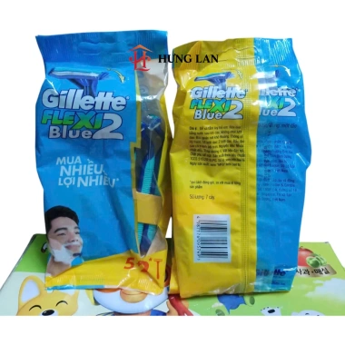 Combo 2 Túi 14 Cán Gillette Flixi - Cán Xanh Du Lịch Tiện Lợi, Giá 110.740₫