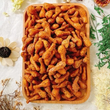 Combo 2 Túi 500g Quẩy Đùi Gà Rong Biển + 500g Phô Mai Thơm Ngon Ăn Vặt Hà Nội 100k