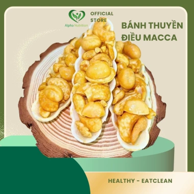 Combo 2 túi bánh thuyền 500g Alpha Nutrition - Ăn vặt giảm cân, ăn kiêng, healthy, eatclean - Giá 396.000 VND