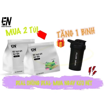 Combo 2 Túi Bột Gạo Lứt Hạt Sen Thay Thế Bữa Ăn Giảm Cân Quà Tặng Bình Nước 500ml 630.000 4