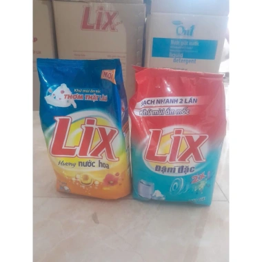 Combo 2 túi Bột giặt Lix Đậm đặc hương Aloevera - Nước hoa túi 800g, giá chỉ 75.000₫