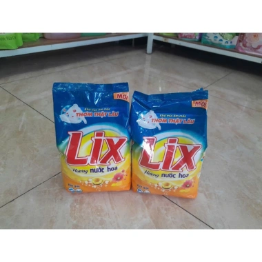 Combo 2 túi Bột giặt Lix Đậm đặc hương Aloevera - Nước hoa túi 800g, giá chỉ 75.000₫
