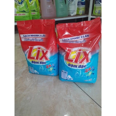 Combo 2 túi Bột giặt Lix Đậm đặc hương Aloevera - Nước hoa túi 800g, giá chỉ 75.000₫