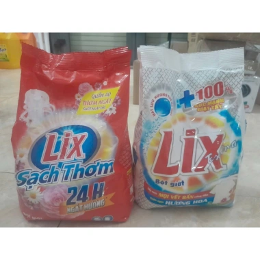 Combo 2 Túi Bột giặt Lix Extra hương Hoa 2kg - Sạch Thơm ngát 24h, Giá ưu đãi 135.000 VND 4