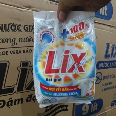 Combo 2 túi Bột giặt Lix hương Hoa 250g - Thơm lâu, sạch mạnh, Giá chỉ 19.000₫