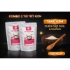Combo 2 túi Bột ủ tắm trắng thảo mộc Body, tặng chén gáo dừa, muỗng, chỉ 100.000₫