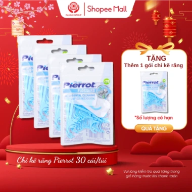 Combo 2 túi Chỉ kẽ răng Pierrot Flossers 30 chiếc - Vệ sinh an toàn nướu, ưu đãi 9 Combo 2 túi Chỉ kẽ răng Pierrot Flossers 30 chiếc - Vệ sinh an toàn nướu, ưu đãi 9