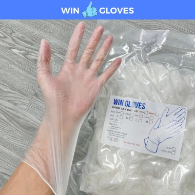 Combo 2 túi Găng tay cao su trong WIN GLOVES G12 2kg - Độ bám cao, bền, Giá ưu đãi 145k 2