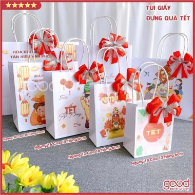 Combo 2 túi giấy Tết gia đình đoàn viên màu nổi bật, quà biếu sếp, thầy cô - chỉ 12.000₫ 9 Combo 2 túi giấy Tết gia đình đoàn viên màu nổi bật, quà biếu sếp, thầy cô - chỉ 12.000₫ 9