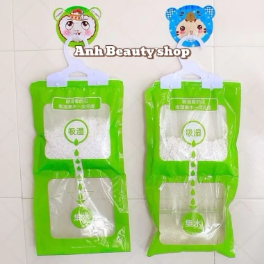Combo 2 Túi Hút Ẩm Tủ Quần Áo & Tủ Giày - Chống ẩm, Mốc, Kèm Móc Treo Đa Năng - 17.000₫