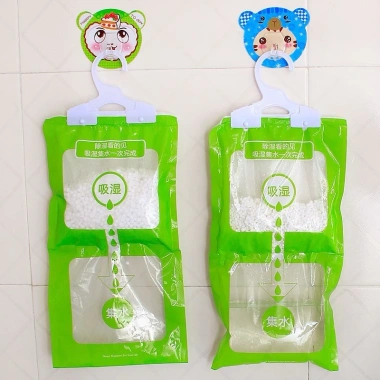 Combo 2 Túi Hút Ẩm Tủ Quần Áo & Tủ Giày - Chống ẩm, Mốc, Kèm Móc Treo Đa Năng - 17.000₫