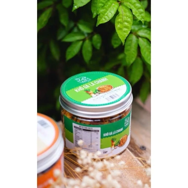 Combo 2 túi Khô gà lá chanh LET'EAT Ăn kiêng Keto Low Carb 300gr Giá 95.000đ