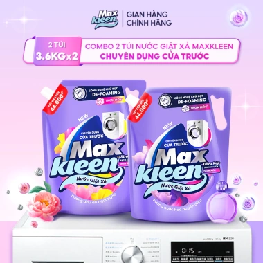 Combo 2 Túi Nước Giặt Xả MaxKleen Cửa Trước 3.6kg Hương Nước Hoa Huyền Diệu, Dấu Ấn Ngọt Ngào Giá 416.000 VND 2