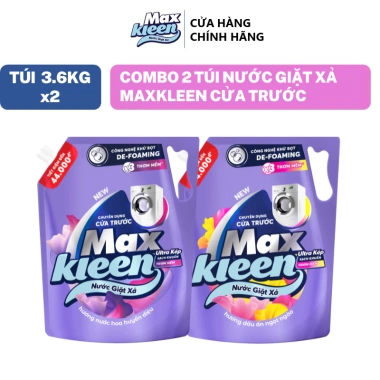 Combo 2 Túi Nước Giặt Xả MaxKleen Cửa Trước 3.6kg Hương Nước Hoa Huyền Diệu, Dấu Ấn Ngọt Ngào Giá 416.000 VND 5