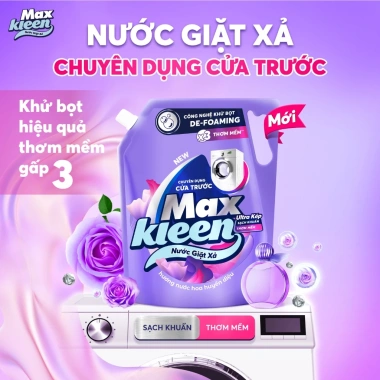 Combo 2 Túi Nước Giặt Xả MaxKleen Cửa Trước 3.6kg Hương Nước Hoa Huyền Diệu, Dấu Ấn Ngọt Ngào Giá 416.000 VND 6