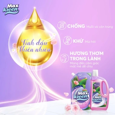 Combo 2 Túi Nước Lau Sàn MaxKleen Ban Mai Thanh Mát 3.6kg - Giảm Giá Đặc Biệt, Sạch Sâu, Thơm Mát 6 Combo 2 Túi Nước Lau Sàn MaxKleen Ban Mai Thanh Mát 3.6kg - Giảm Giá Đặc Biệt, Sạch Sâu, Thơm Mát 6