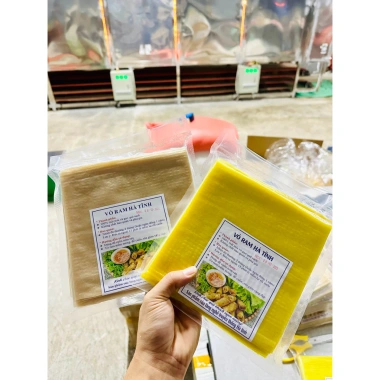 Combo 2 Túi Vỏ Ram Hà Tĩnh Làng Vân 500g - 180-200 lá - Vỏ nem rán giòn, hút chân không - Giá ưu đãi 68.000 VND 9