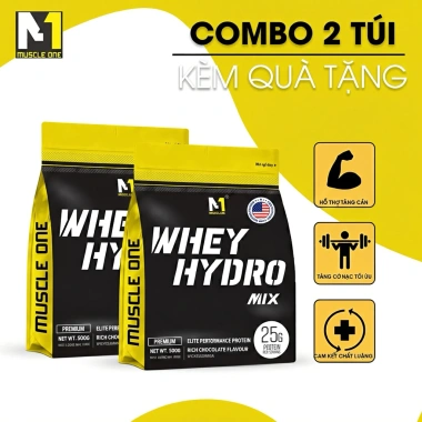 Combo 2 Túi Whey Hydro Protein M1 + Bình Nước Quà Tặng - Chỉ 918.000₫ 3