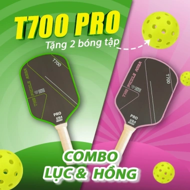 Combo 2 Vợt Pickleball Carbon T700 Pro và Bóng Tập 40 Lỗ - Đầm Tay Êm Ái, Kiểm Soát Bóng Tốt, Giá 1.04 Triệu 8 Combo 2 Vợt Pickleball Carbon T700 Pro và Bóng Tập 40 Lỗ - Đầm Tay Êm Ái, Kiểm Soát Bóng Tốt, Giá 1.04 Triệu 8