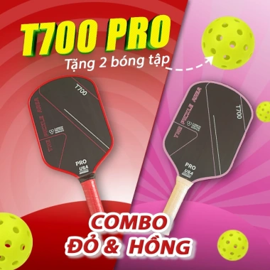 Combo 2 Vợt Pickleball Carbon T700 Pro và Bóng Tập 40 Lỗ - Đầm Tay Êm Ái, Kiểm Soát Bóng Tốt, Giá 1.04 Triệu 9 Combo 2 Vợt Pickleball Carbon T700 Pro và Bóng Tập 40 Lỗ - Đầm Tay Êm Ái, Kiểm Soát Bóng Tốt, Giá 1.04 Triệu 9