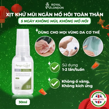 Combo 2 xịt khử mùi Perspi-Guard toàn thân 30ml Ngăn mồ hôi 5 ngày 420.000₫ 3