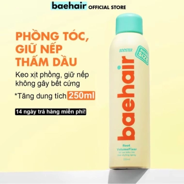 Combo 2 xịt tóc Baehair Booster 250ml - Giữ nếp lâu, tạo phồng mềm mại, giá 298.000đ 10