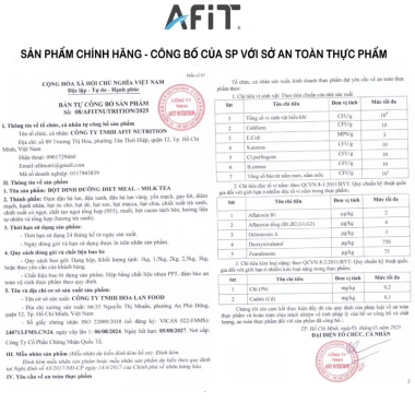 Combo 2 Xô Bột Giảm Cân AFIT 2kg - Giảm Cân Nhanh, Đốt Mỡ, Quà Tặng Trọn Gói