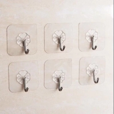 Combo 20-50-100 móc dán tường treo đồ trong suốt - cường lực siêu dính đa năng, chỉ 22.000₫ 4 Combo 20-50-100 móc dán tường treo đồ trong suốt - cường lực siêu dính đa năng, chỉ 22.000₫ 4