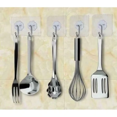 Combo 20-50-100 móc dán tường treo đồ trong suốt - cường lực siêu dính đa năng, chỉ 22.000₫
