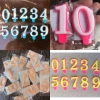 Combo 20 cây nến số sinh nhật + đèn cầy trang trí bánh kem - Giá chỉ 20.000 VND