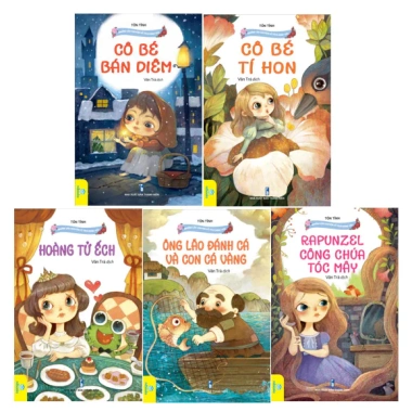 Combo 20 cuốn Chuyện Cổ Tích Song Ngữ Anh Việt - Giá ưu đãi 105.000 VND, Đọc tiếng Anh