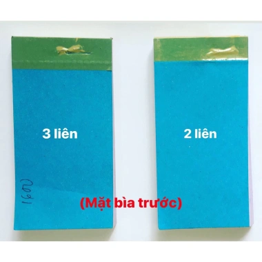 Combo 20 Cuốn Cùi Xé 2 Liên và 3 Liên Không In Nội Dung - Giá 95.000, Giảm Giá