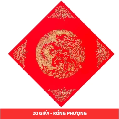 Combo 20 giấy xuyến chỉ ô vuông đỏ - Giấy viết thư pháp chất lượng, chỉ 89.000đ 10