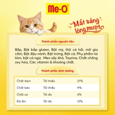 Combo 20 gói Bánh thưởng Me-O 3 vị cá 50gr - Tặng Nón BH HĐ299k, Quà kèm, Giá ưu đãi 234.000₫