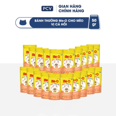 Combo 20 gói Bánh thưởng Me-O cho mèo, kèm nón BH HĐ299k - Giá ưu đãi 234k