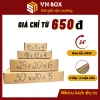 Combo 20 Hộp Carton Nắp Gài Đa Kích Cỡ 2 Mặt Nâu 3 Lớp - Giá Ưu Đãi 27.560₫