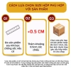 Combo 20 Hộp Carton Nắp Gài Đa Kích Cỡ 2 Mặt Nâu 3 Lớp - Giá Ưu Đãi 27.560₫ 4