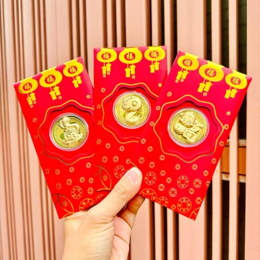 Combo 20 Lì Xì Thần Tài Mạ Vàng 24K - May Mắn Rước Tài Lộc Tết 2.025 Giá 60.000 VND 2 Combo 20 Lì Xì Thần Tài Mạ Vàng 24K - May Mắn Rước Tài Lộc Tết 2.025 Giá 60.000 VND 2