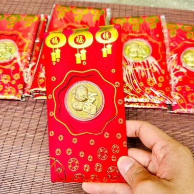 Combo 20 Lì Xì Thần Tài Mạ Vàng 24K - May Mắn Rước Tài Lộc Tết 2.025 Giá 60.000 VND 8 Combo 20 Lì Xì Thần Tài Mạ Vàng 24K - May Mắn Rước Tài Lộc Tết 2.025 Giá 60.000 VND 8