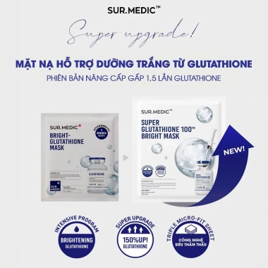 Combo 20 Mặt Nạ Dưỡng Sáng SUR.MEDIC+ - Giảm giá 578k, Dưỡng Da Sáng Mịn, 30gx10 8 Combo 20 Mặt Nạ Dưỡng Sáng SUR.MEDIC+ - Giảm giá 578k, Dưỡng Da Sáng Mịn, 30gx10 8