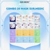 Combo 20 Mặt Nạ Dưỡng Sáng SUR.MEDIC+ - Giảm giá 578k, Dưỡng Da Sáng Mịn, 30gx10 10