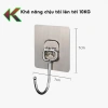Combo 20 Móc Dán Tường Inox 304 Chịu Lực 10kg Treo Quần Áo, Túi Xách Siêu Chắc Giá Giảm 8