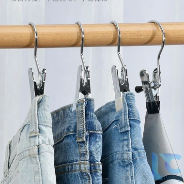 Combo 20 Móc Kẹp Đơn Treo Living C - Đa năng, tiết kiệm diện tích, kẹp quần áo, tất, nón - Giá chỉ 57.000đ