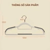Combo 20 móc treo quần áo chống trượt xoay 360 nhựa dẻo chịu lực tiện lợi phơi đồ 8