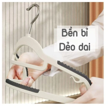 Combo 20 Móc Treo Quần Áo Dày Đa Năng - Chống Trượt, Đầu Móc Xoay 360 do, Phơi Thông Minh - Giá 35.760 VND 5